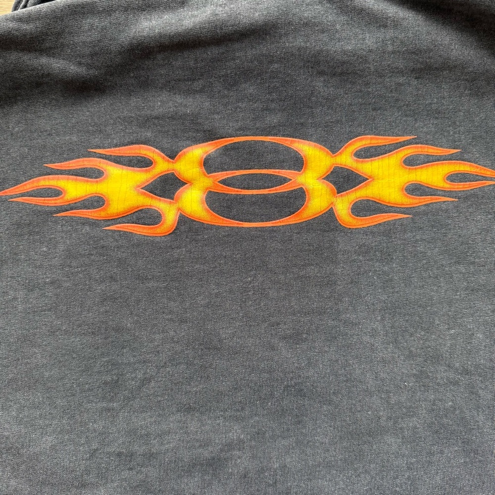 Balenciaga Flame Burning Unity Pullover Faded Bla… - image 5